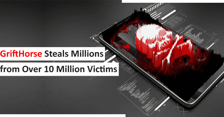GriftHorse – New Android Trojan Steals Millions from Over 10 Million Victims Globally