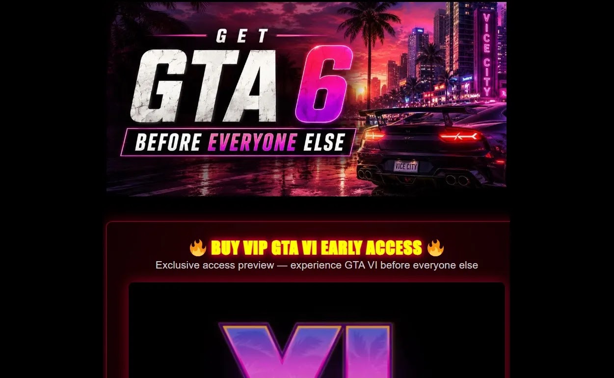 GTA 6 Scam website (Source - Malwarebytes)