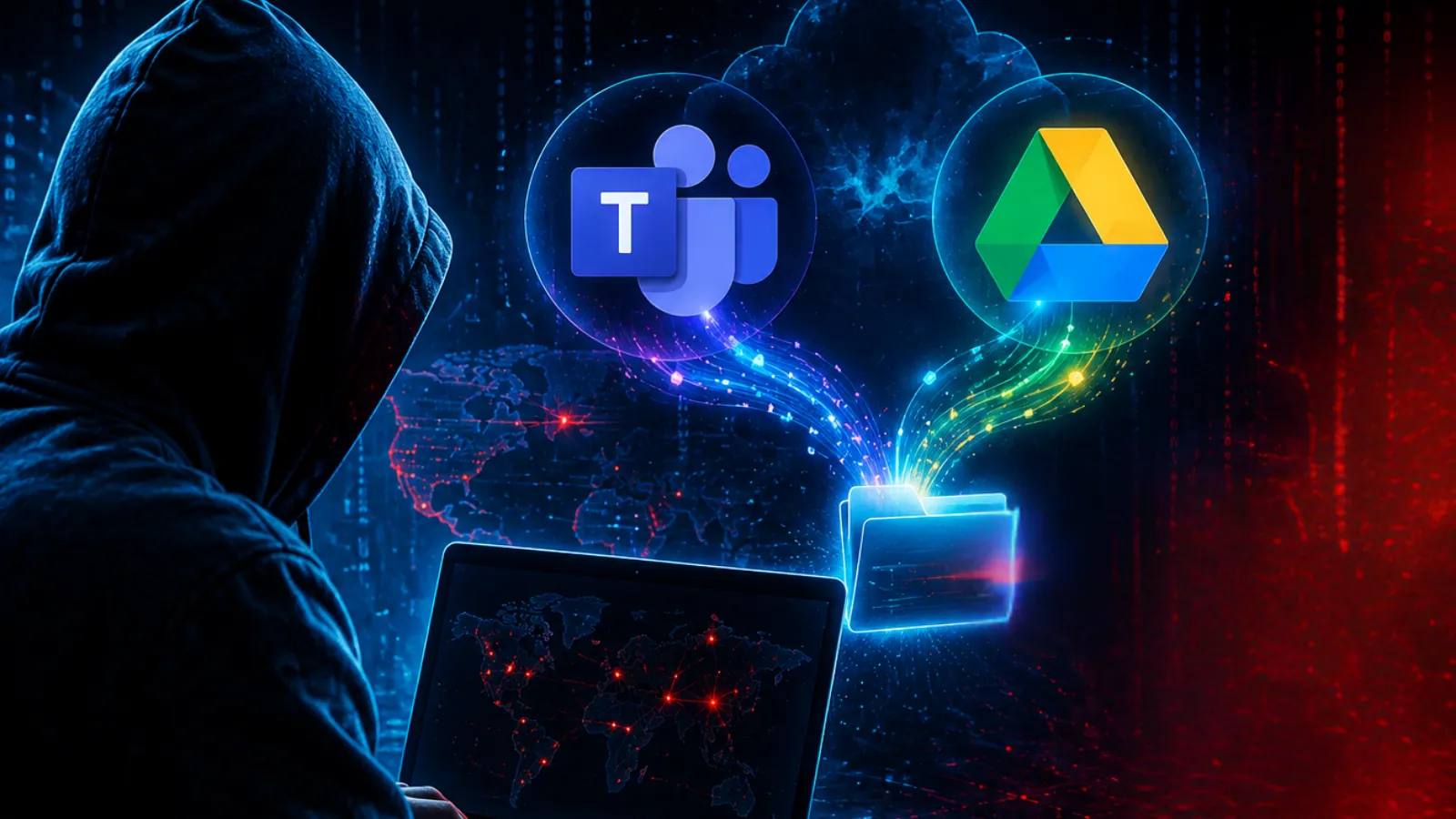 Hackers Abusing Microsoft Teams and Google Drive to Deploy Remote Access Malware