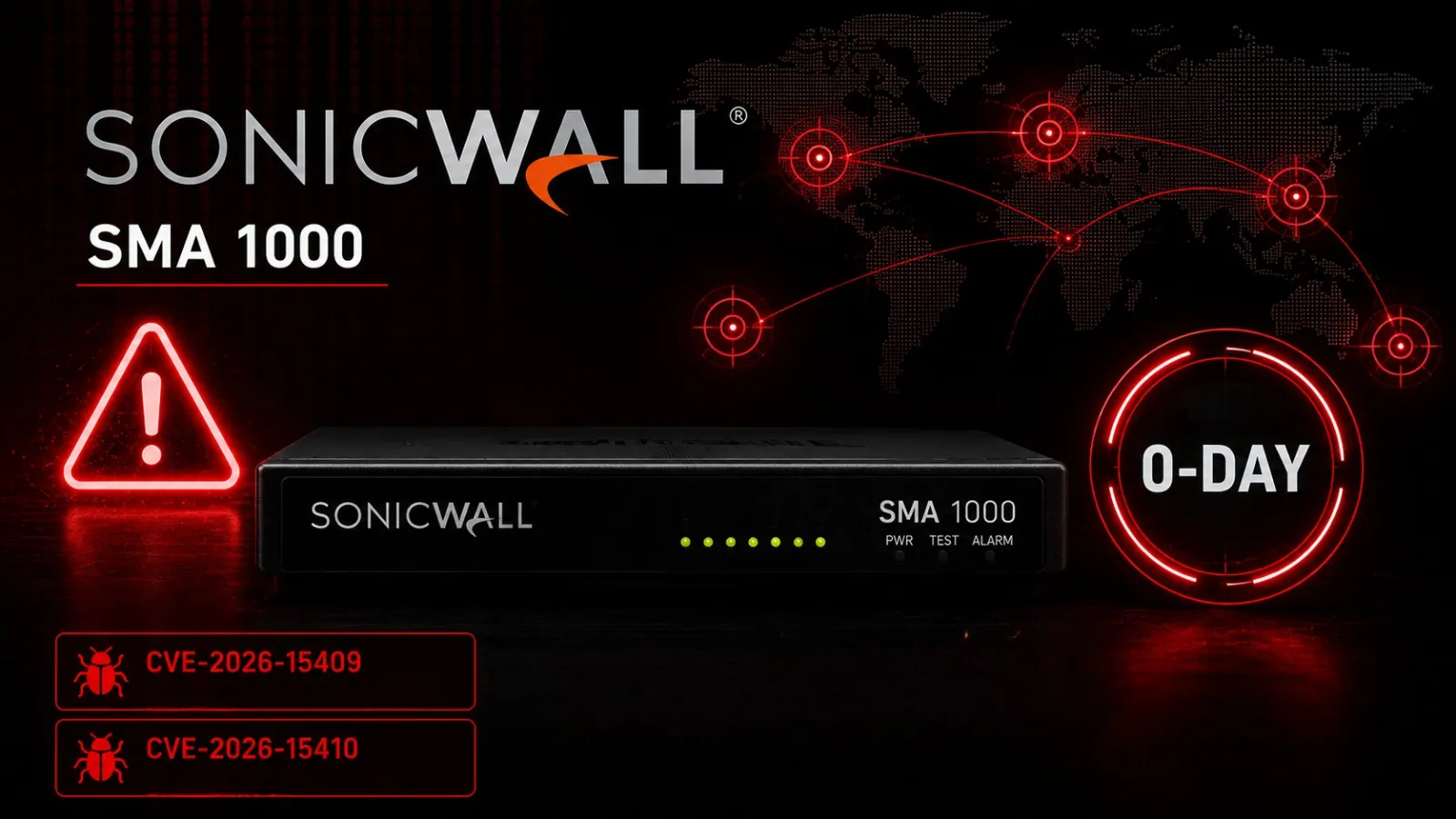 Hackers Actively Exploiting SonicWall SMA1000 0-Day Vulnerability in the Wild