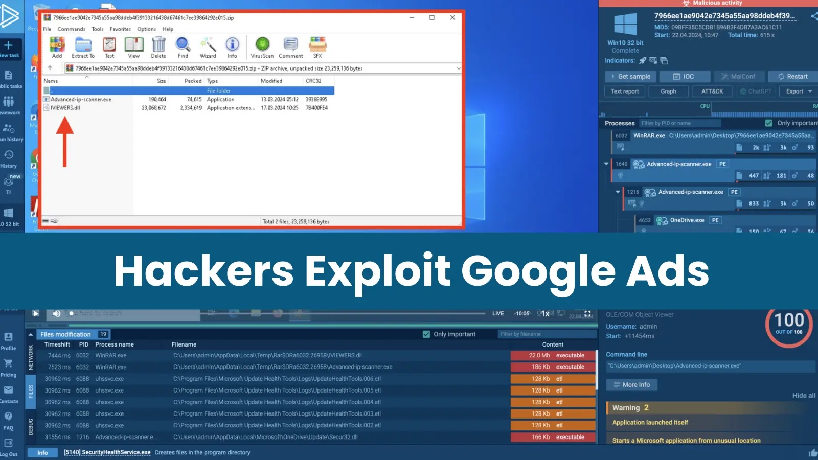 Hackers Exploit Google Ads to Spread IP Scanner with Concealed Backdoor
