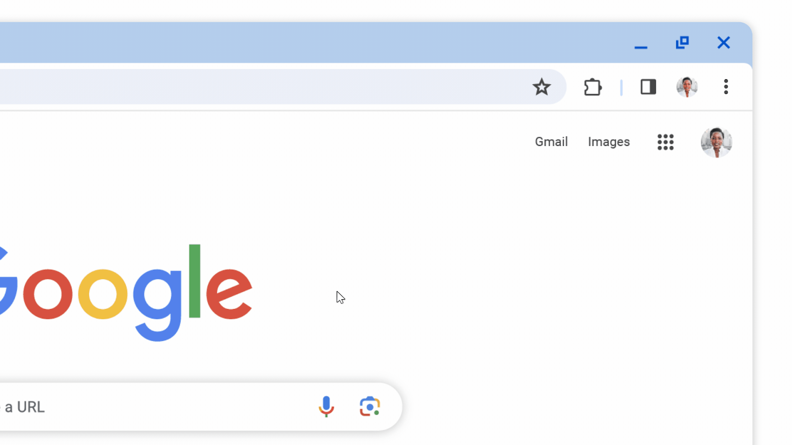 Using a top 3dot menu