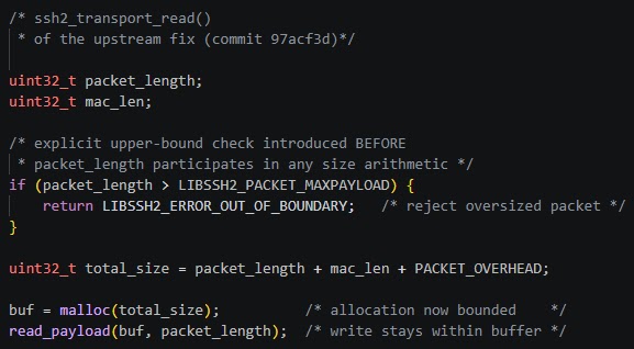 Illustration of the upstream fix (commit 97acf3d) (Source - LevelBlue)