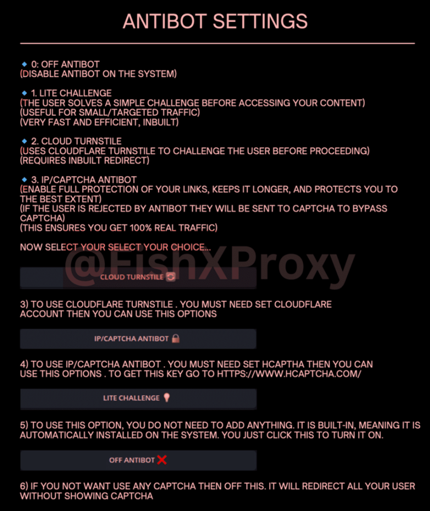 AntiBot Settings