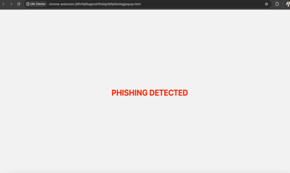 Malicious commands logged