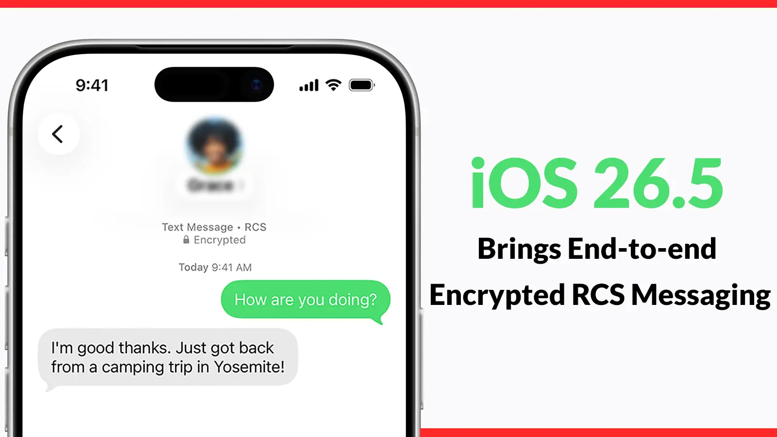 iOS 26.5 Brings End-to-end Encrypted RCS Messaging Between iPhone and Android