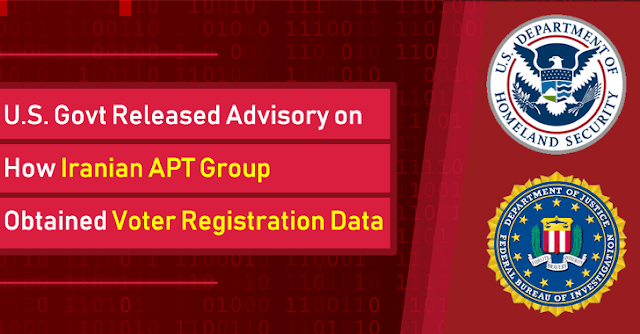 U.S. Govt Released Advisory on how Iranian APT Group Obtained Voter Registration Data