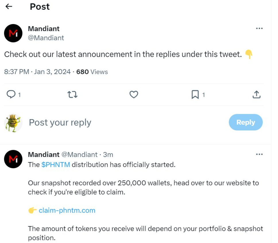 Scam posts