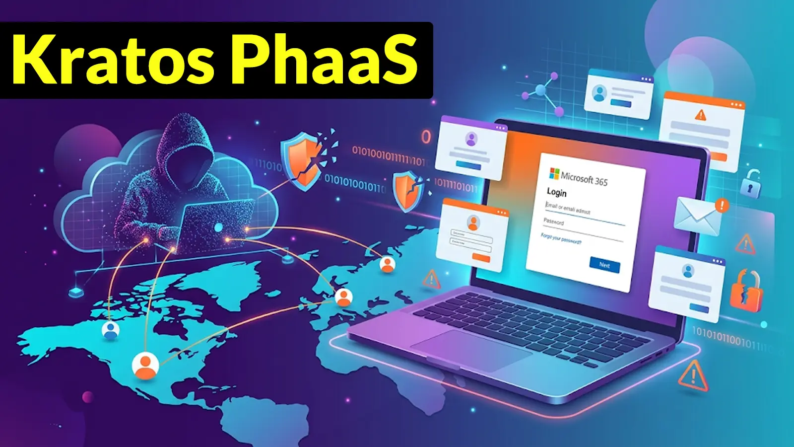 Kratos PhaaS Attacking Microsoft 365 Users Across the US, Europe to Steal Credentials