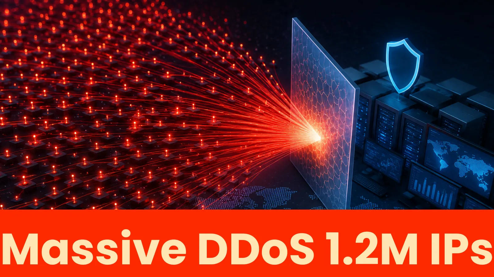 Massive 2.45B-Request DDoS Attack Used 1.2 Million IPs to Evade Rate Limits