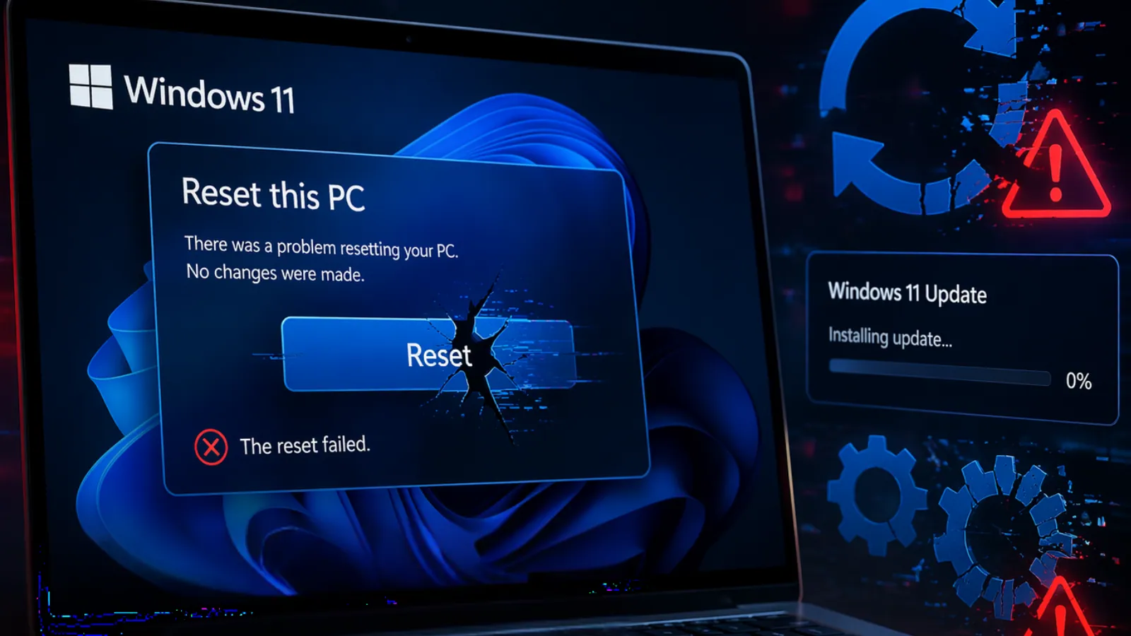 Microsoft Confirms Recent Windows 11 Updates Break Push Button Reset