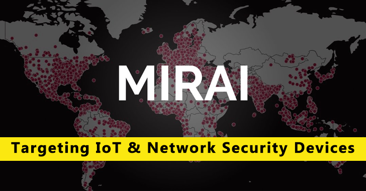New Mirai Variant Targeting IoT & Network Security Devices