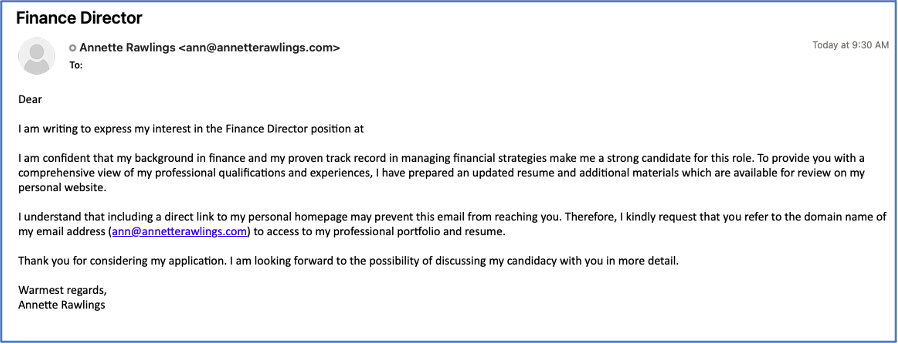 Threat actor posing as job applicant