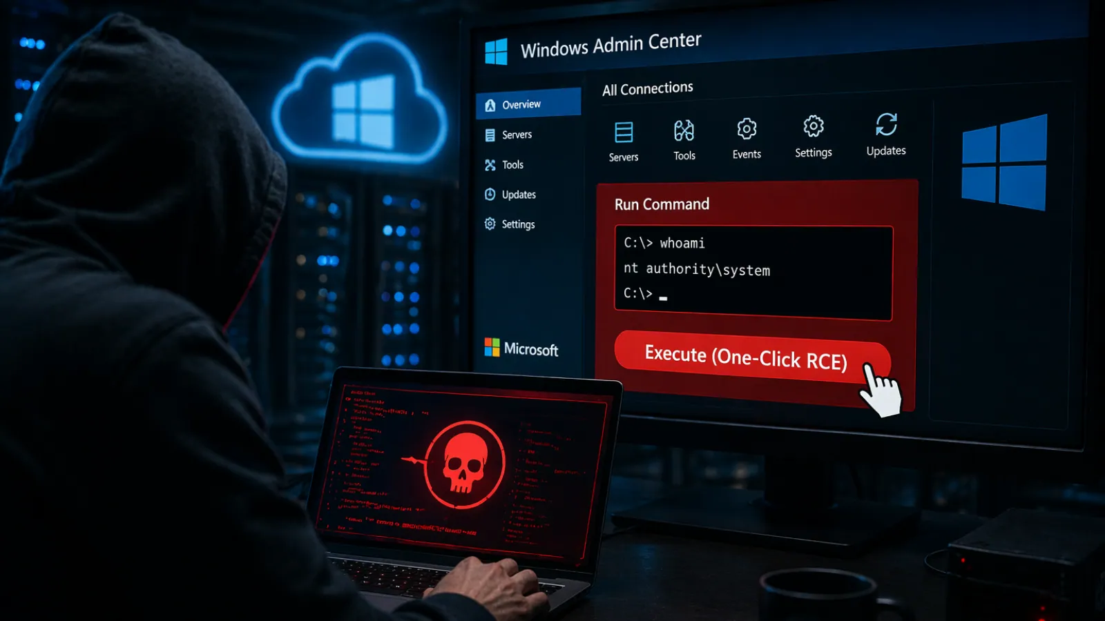 One-Click RCE in Azure Windows Admin Center Allow Attacker to Execute Arbitrary Commands