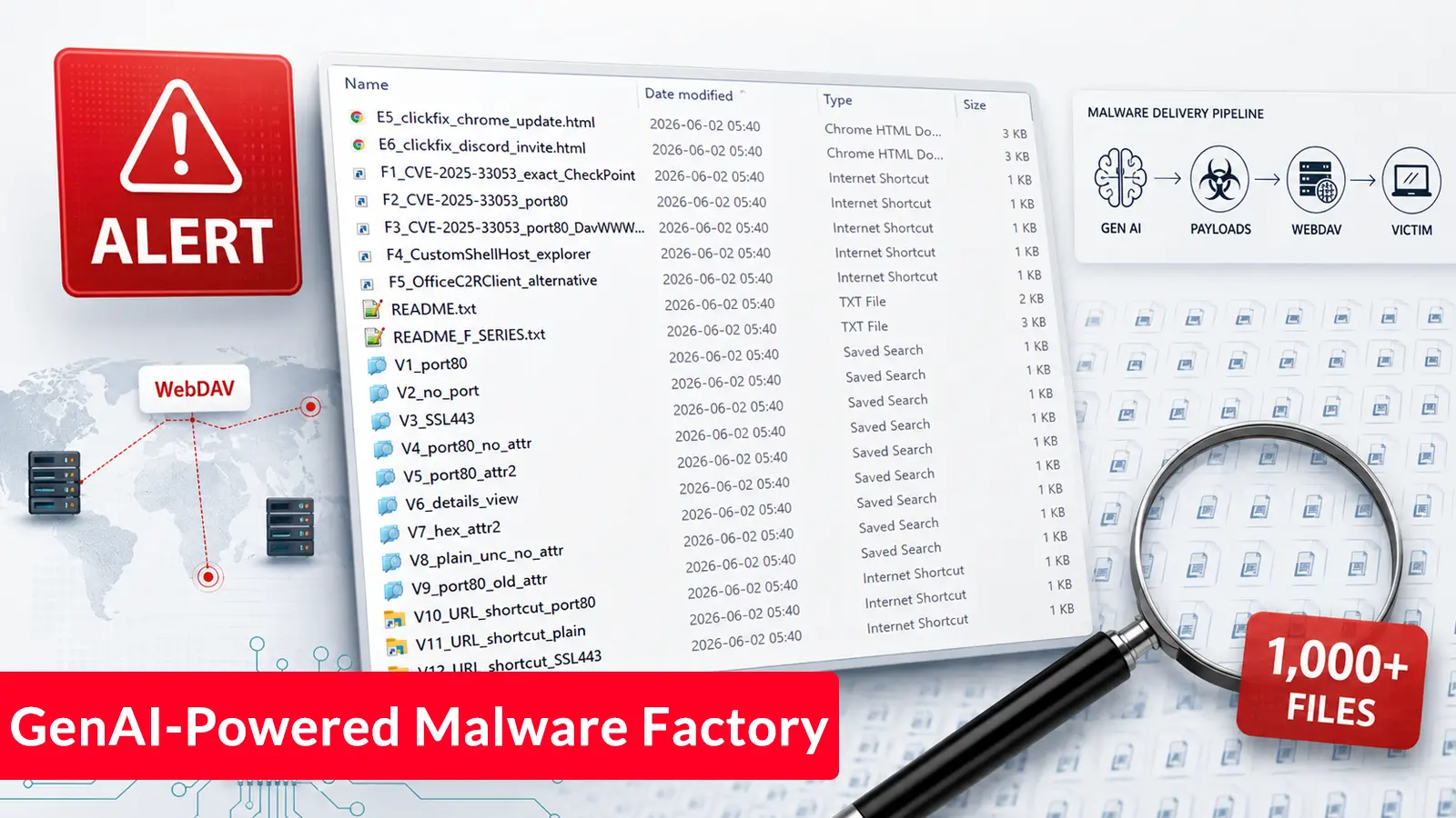 One Security Alert Exposed a GenAI-Powered Malware Factory Containing More Than 1,000 Attack Files