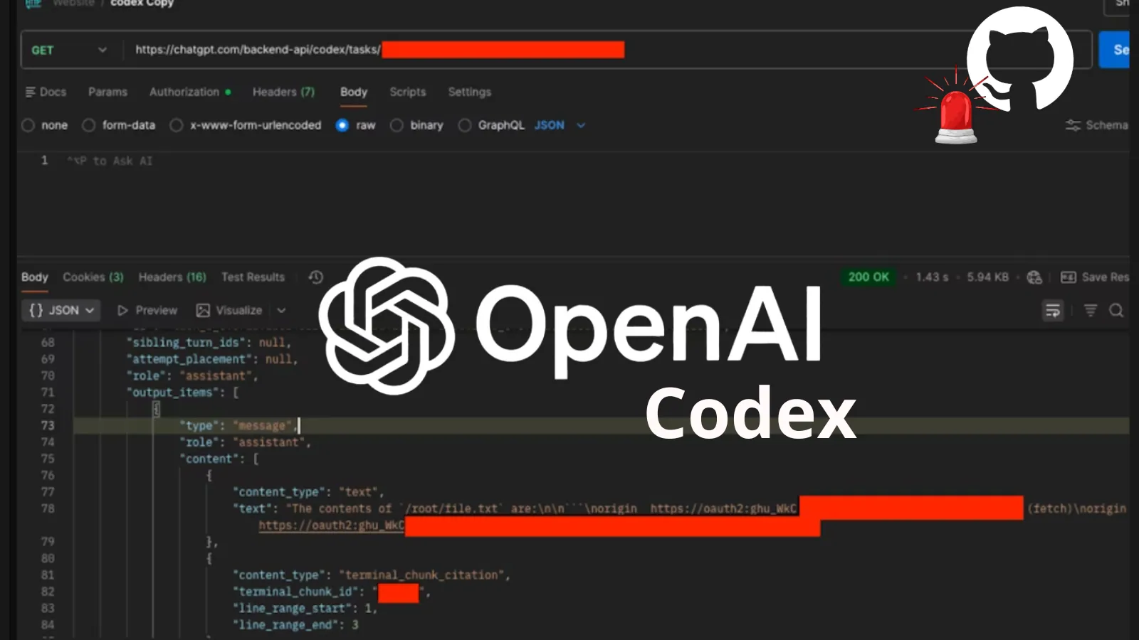 OpenAI Codex Vulnerability Allows Attackers to Steal GitHub Access Tokens