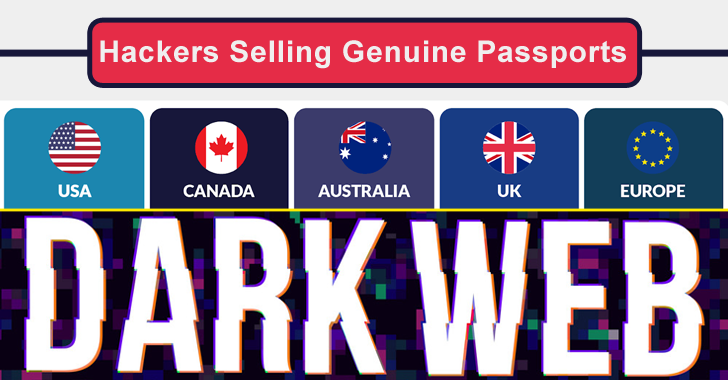 Hackers Selling Genuine Passports and ID/Social Security Card Under $1000 on Dark Web