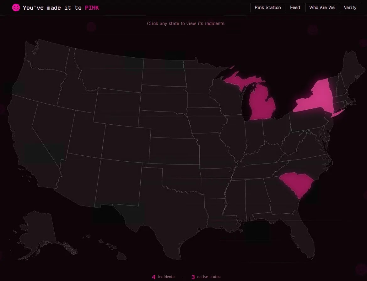 Pink Group Incidents (Source - Linkedin)