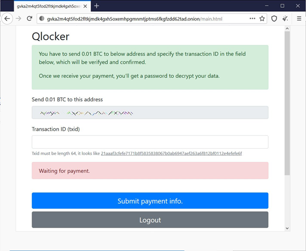 Qlocker Ransomware