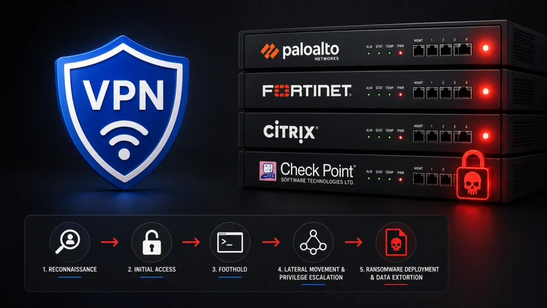 Ransomware Gangs Attack VPN