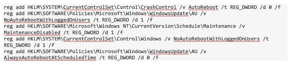 Raw commands (Source - Binary Defense)