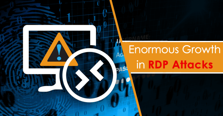 Enormous Growth in RDP Attacks as Hackers Targeting Employees Working From Home