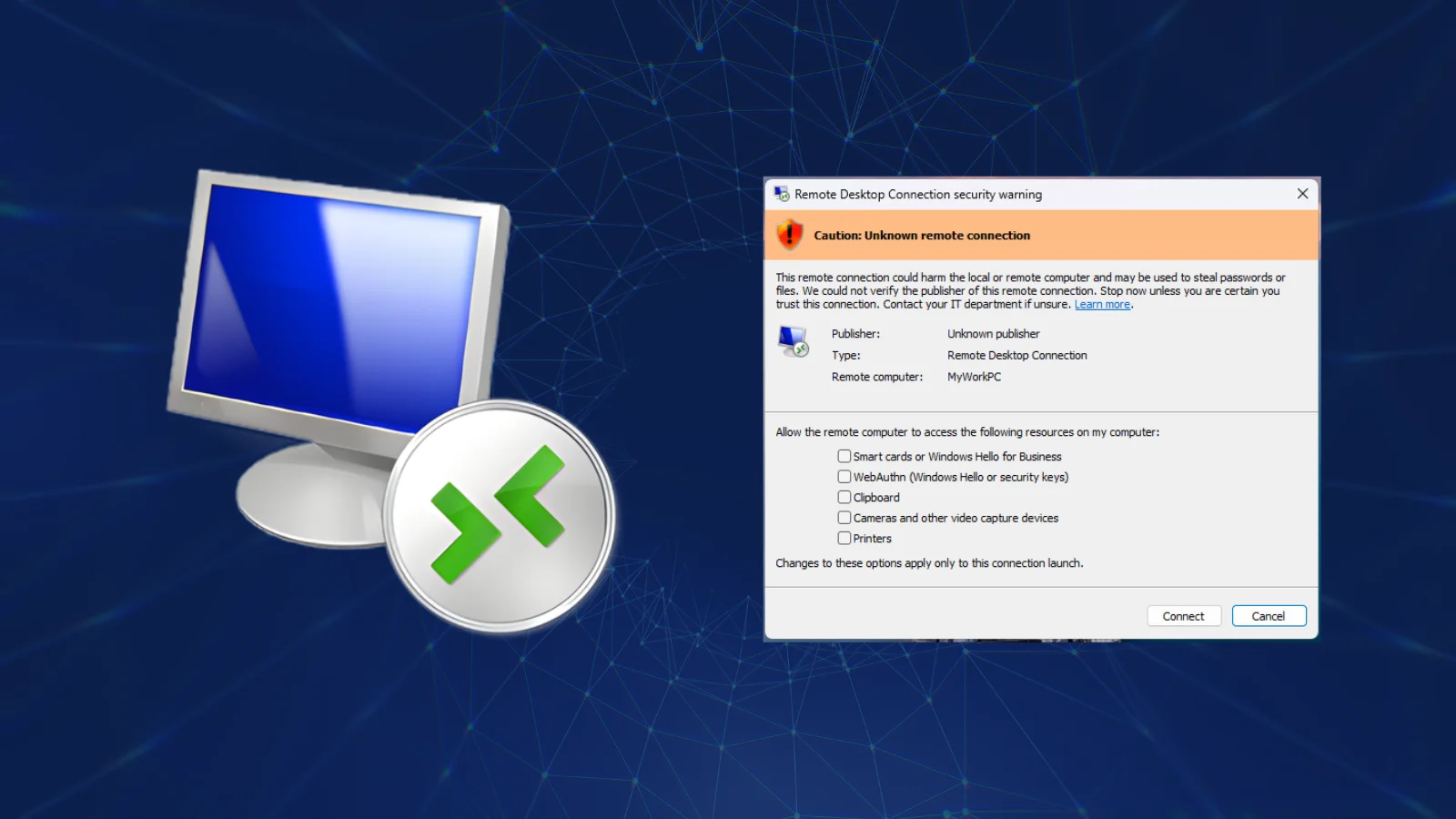 Microsoft Confirms Remote Desktop Warnings May Display Incorrectly After April Update