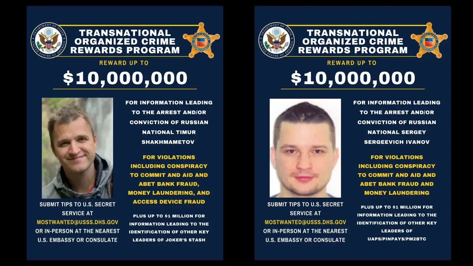 Russian Nationals Charged for Money Laundering Services Fueling Criminal Ecosystem