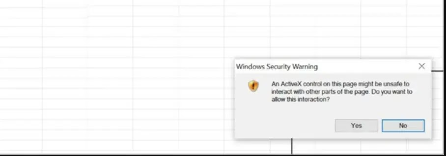 ActiveX security warning( source : ptsecurity)