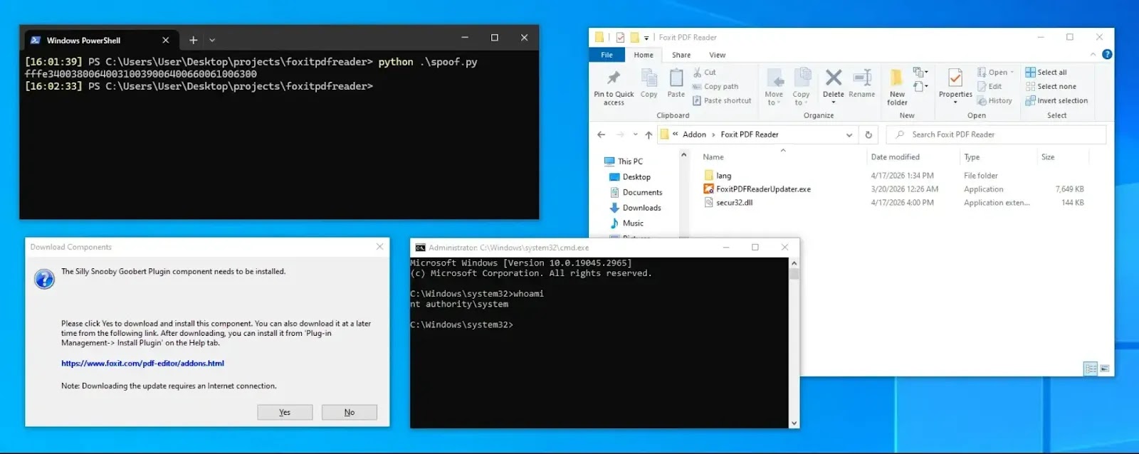 SYSTEM shell (source : medium )