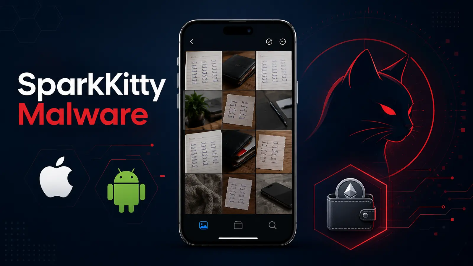 SparkKitty Malware Steals Crypto Wallet Seed Phrases From iOS and Android Photos