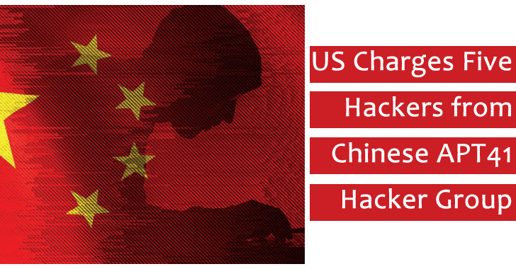 US Charges Five Hackers from Chinese APT41 Hacker Group for Hacking More than 100 Firms Globally