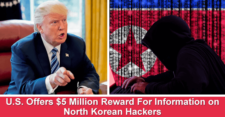 US To Offer $5 Million Reward for Providing Details About North Korean Hackers