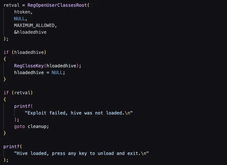 Registry Hive Validation Check