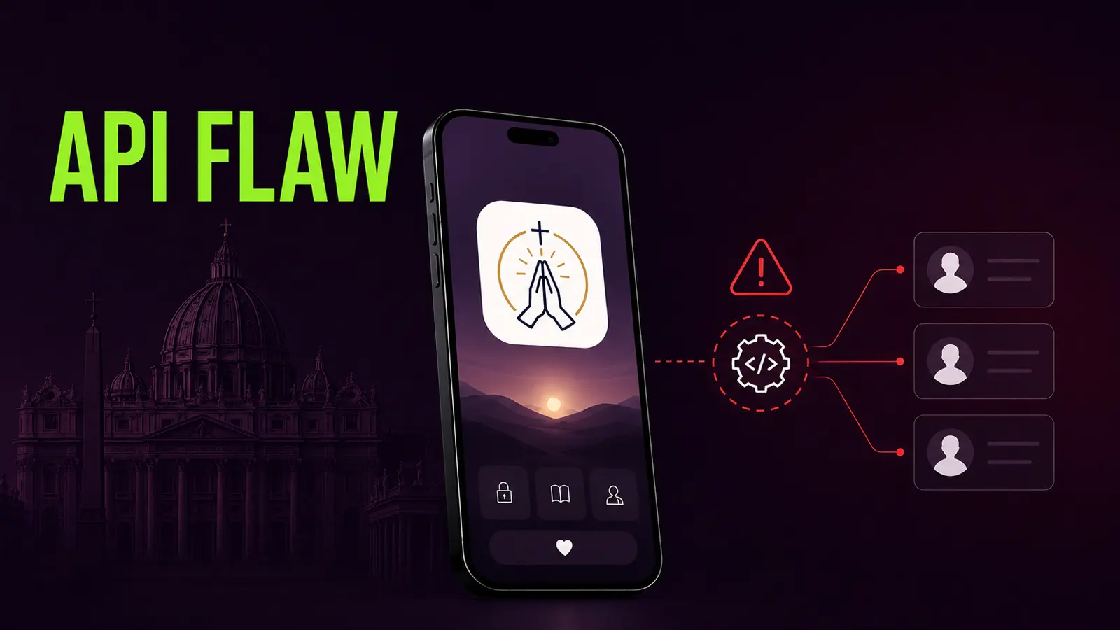 Vatican’s Click to Pray App Exposes 700,000 Users Through Unauthenticated API Flaw