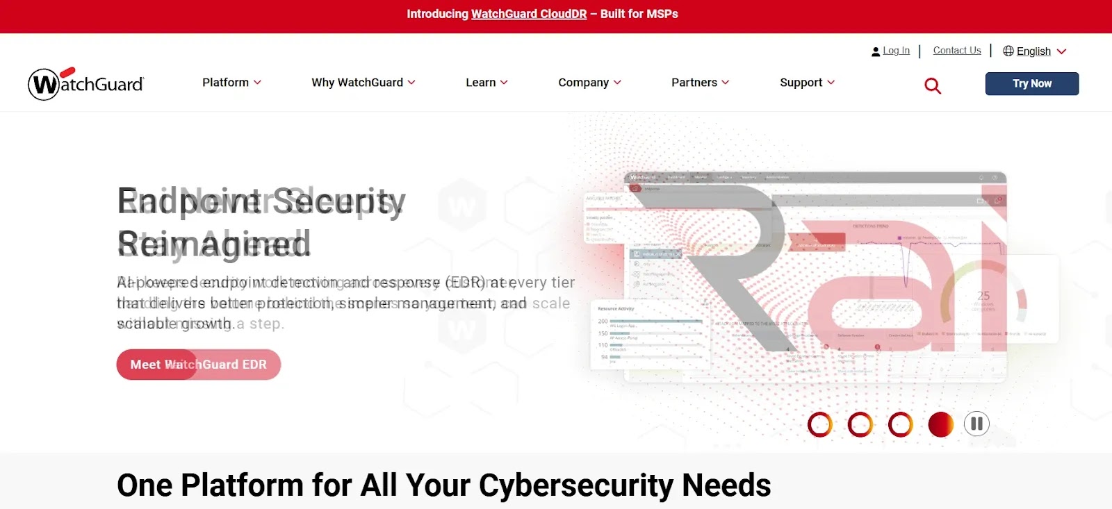 WatchGuard Firebox next-gen firewall with WatchGuard Cloud MSP management console 