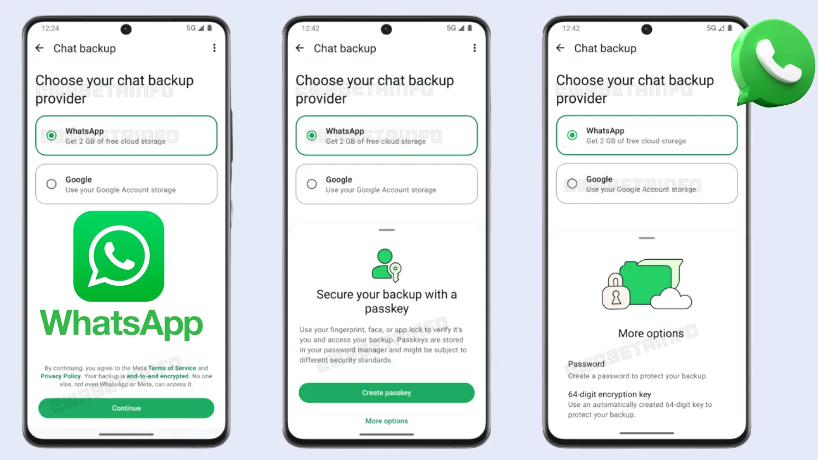 WhatsApp Testing Own Cloud Backup Provider for Default End-to-End Encryption