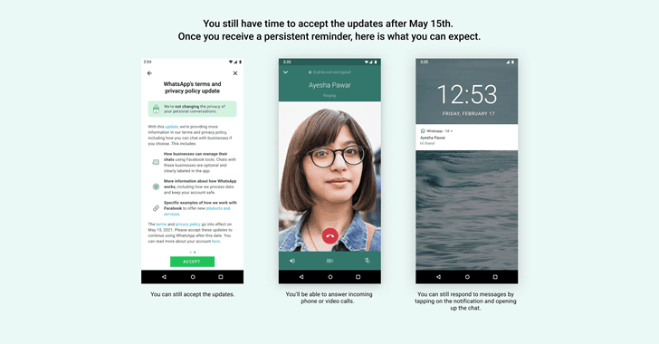 WhatsApp to Limit its Feature if you Refuse to Accept Facebook Data Sharing Policy