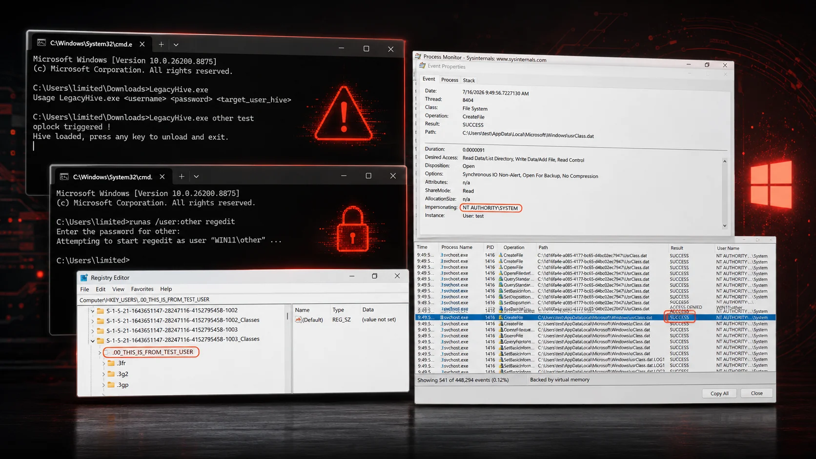 New Windows LegacyHive 0-Day Vulnerability Allows Hackers to Gain Admin Access