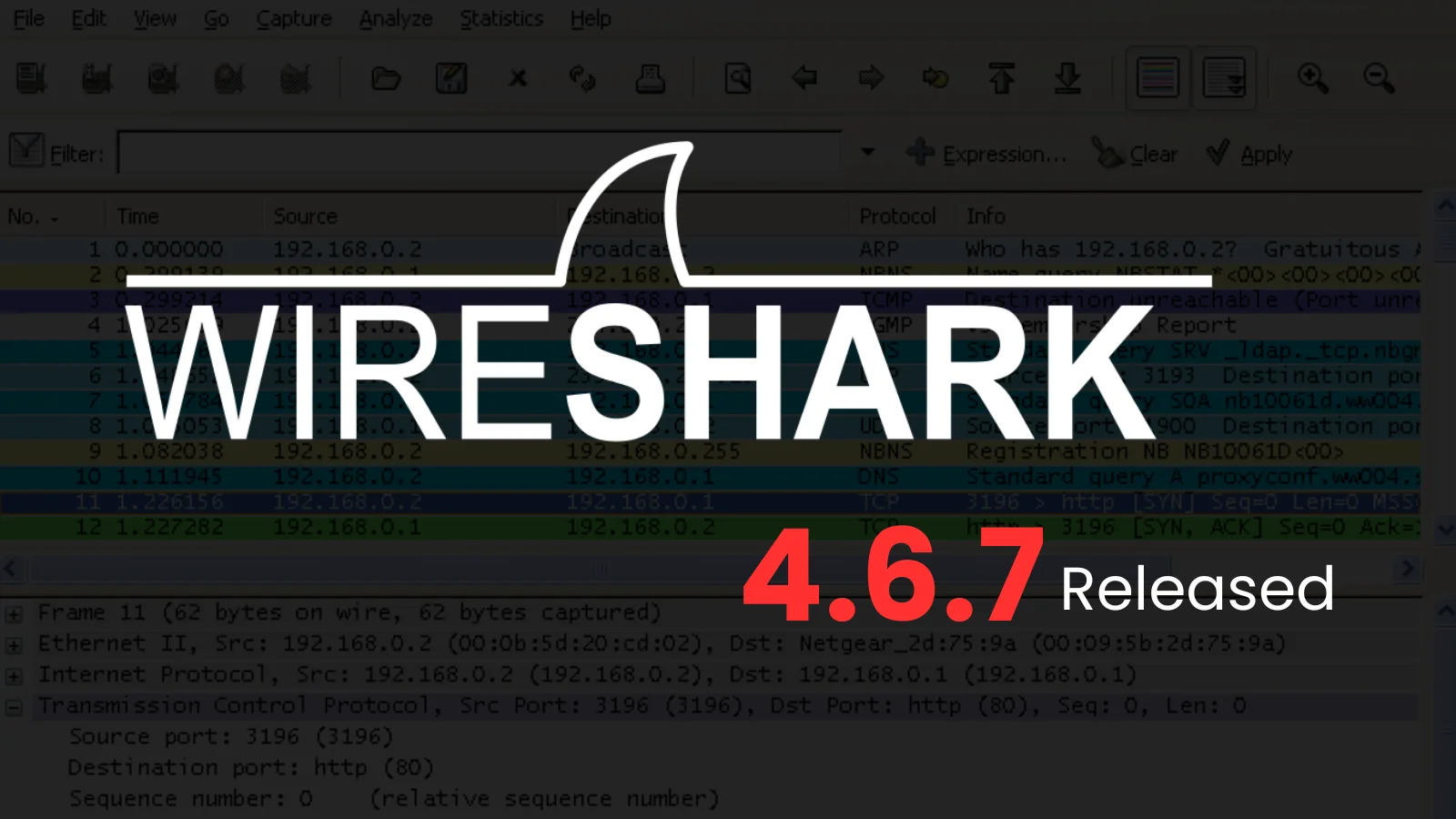 Wireshark 4.6.7 Released With Fixes for Vulnerabilities Allowing Crashes via Malicious Packets