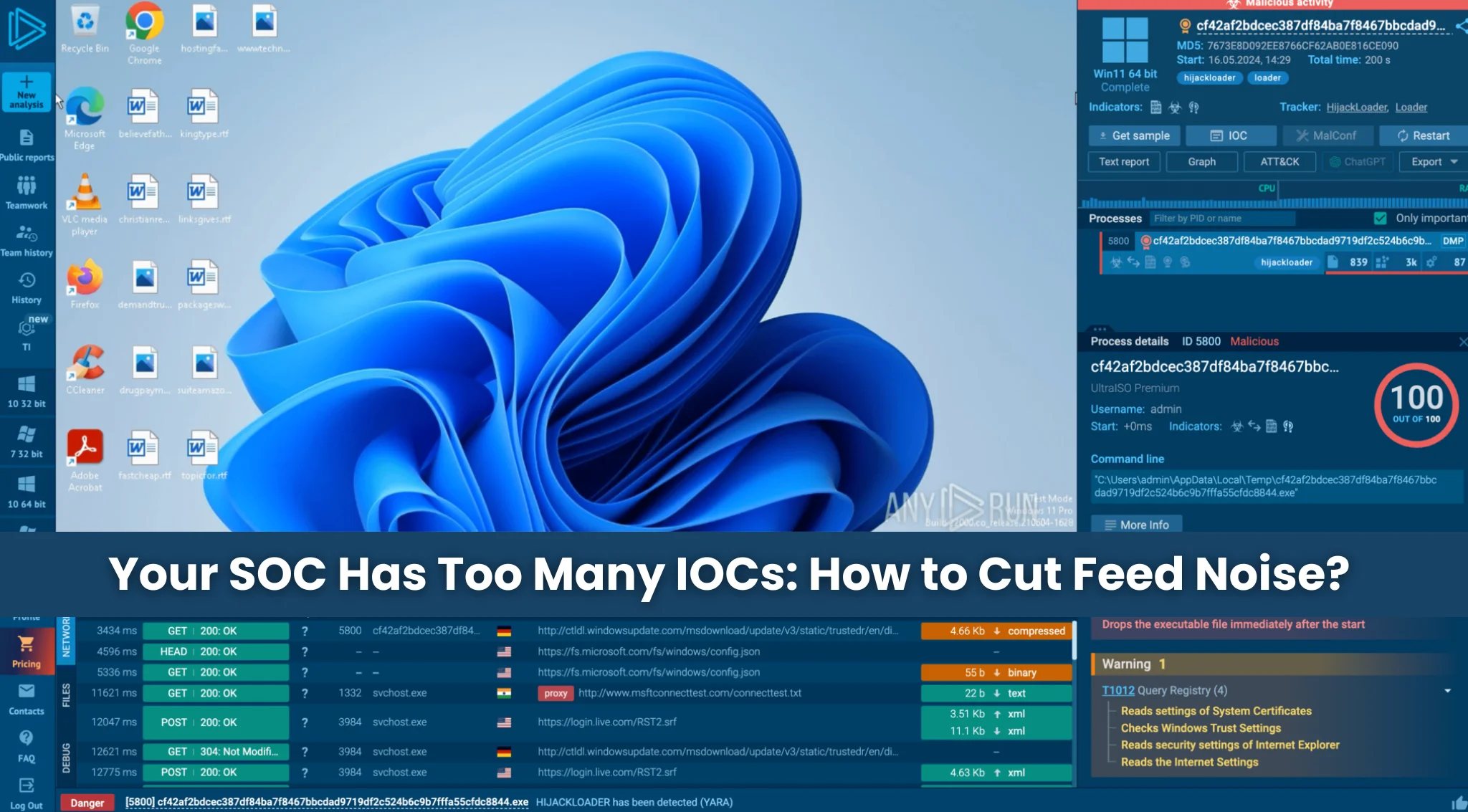 Your SOC Has Too Many IOCs: How to Cut Feed Noise, Prioritize What Matters, and Improve Response 